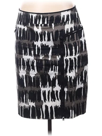 Pre-owned Per Se By Carlisle Casual Skirt In Black