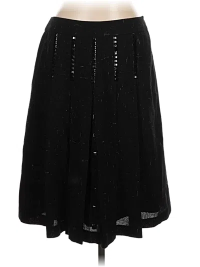 Pre-owned Per Se By Carlisle Casual Skirt In Black