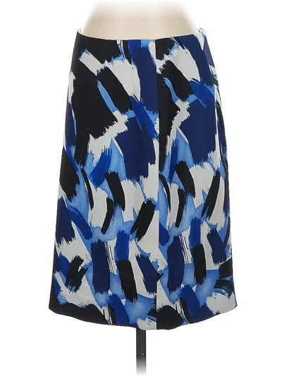 Pre-owned Per Se By Carlisle Casual Skirt In Blue