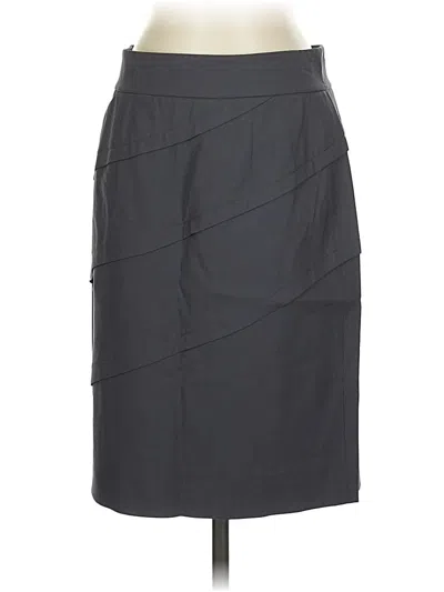 Pre-owned Per Se By Carlisle Casual Skirt In Gray