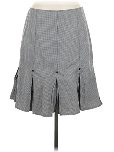 Pre-owned Per Se By Carlisle Casual Skirt In Gray