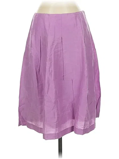Pre-owned Per Se By Carlisle Casual Skirt In Purple