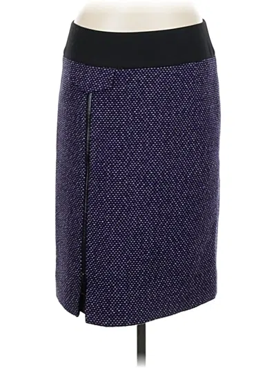 Pre-owned Per Se By Carlisle Casual Skirt In Purple