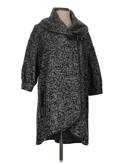 Pre-owned Per Se By Carlisle Coat In Black