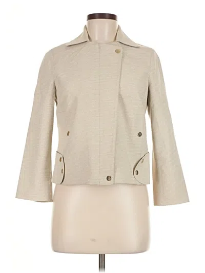 Pre-owned Per Se By Carlisle Coat In Brown