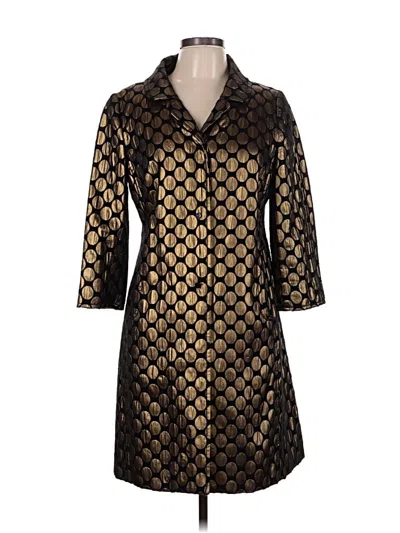 Pre-owned Per Se By Carlisle Coat In Gold