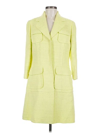 Pre-owned Per Se By Carlisle Coat In Yellow