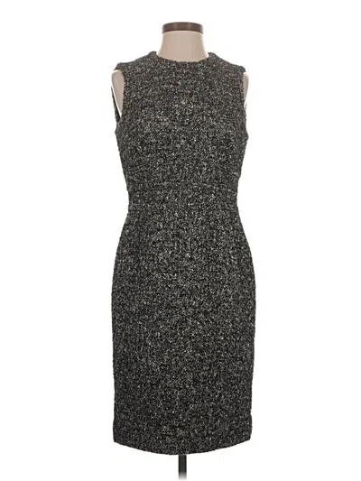 Pre-owned Per Se By Carlisle Cocktail Dress In Gray
