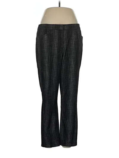 Pre-owned Per Se By Carlisle Dress Pants In Gray