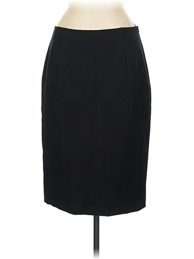 Pre-owned Per Se By Carlisle Formal Skirt In Black
