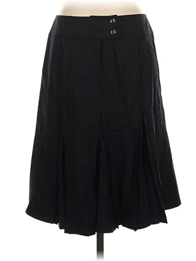 Pre-owned Per Se By Carlisle Formal Skirt In Black