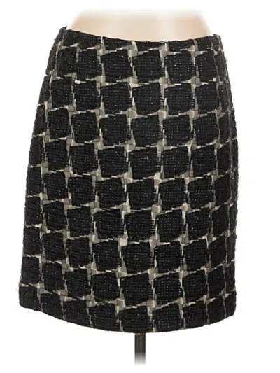 Pre-owned Per Se By Carlisle Formal Skirt In Black
