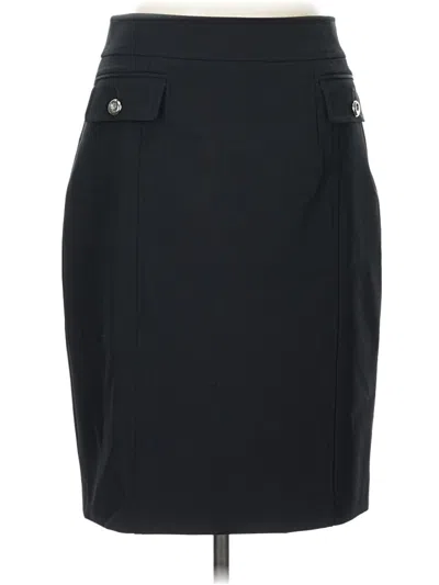 Pre-owned Per Se By Carlisle Formal Skirt In Black