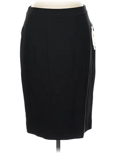Pre-owned Per Se By Carlisle Formal Skirt In Black