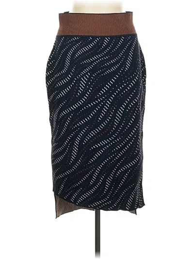 Pre-owned Per Se By Carlisle Formal Skirt In Blue