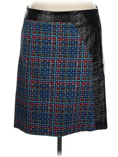 Pre-owned Per Se By Carlisle Formal Skirt In Blue