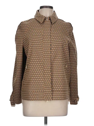 Pre-owned Per Se By Carlisle Jacket In Gold