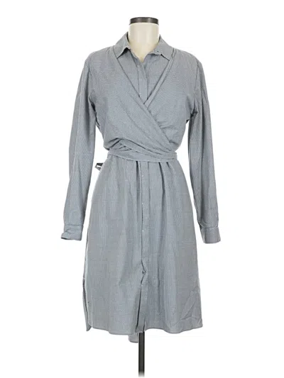 Pre-owned Per Se By Carlisle Kimono In Gray
