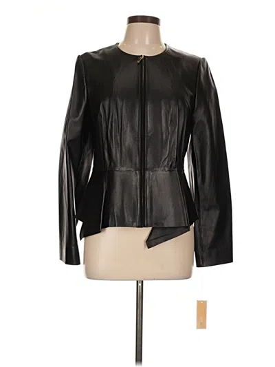 Per Se By Carlisle Leather Jacket In Black