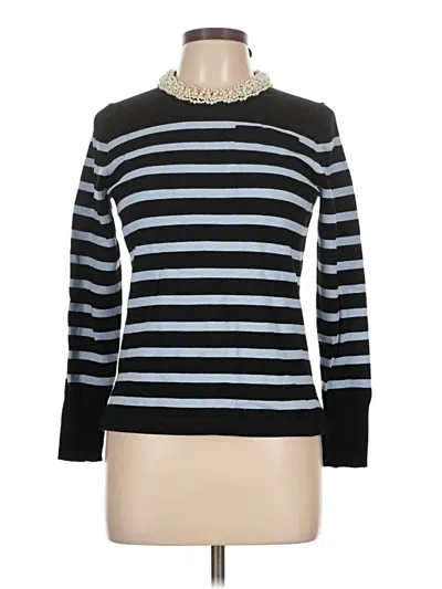 Pre-owned Per Se By Carlisle Pullover Sweater In Black