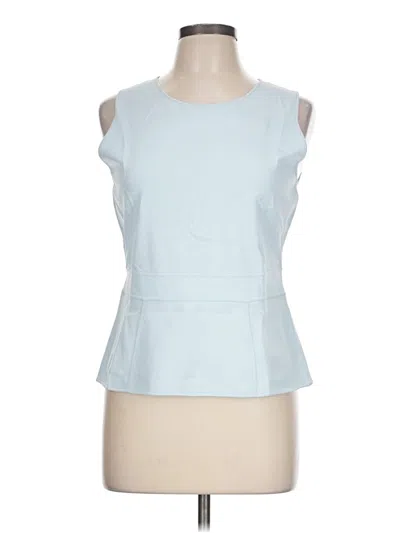 Pre-owned Per Se By Carlisle Sleeveless Blouse In Blue
