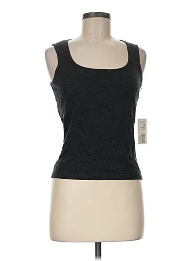 Pre-owned Per Se By Carlisle Sweater Vest In Black