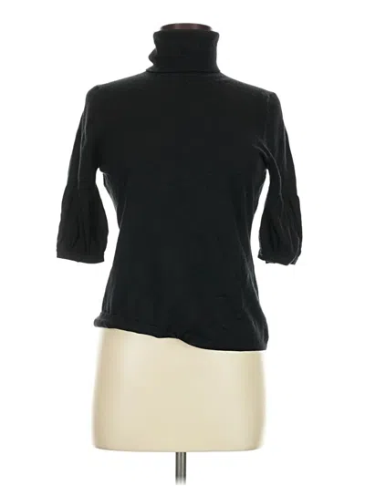 Pre-owned Per Se By Carlisle Turtleneck Sweater In Black