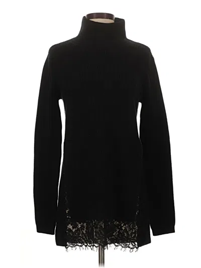 Pre-owned Per Se By Carlisle Turtleneck Sweater In Black