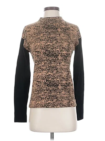 Pre-owned Per Se By Carlisle Turtleneck Sweater In Brown