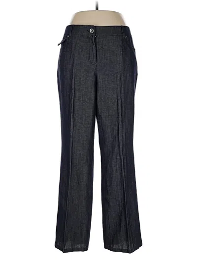 Pre-owned Per Se By Carlisle Wool Pants In Black
