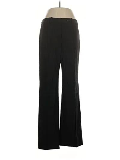 Pre-owned Per Se By Carlisle Wool Pants In Black