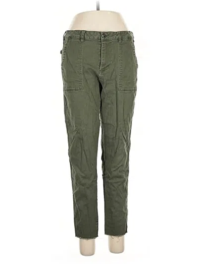 Pre-owned Per Se Cargo Pants In Green