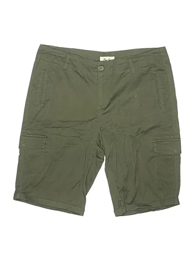 Pre-owned Per Se Cargo Shorts In Green