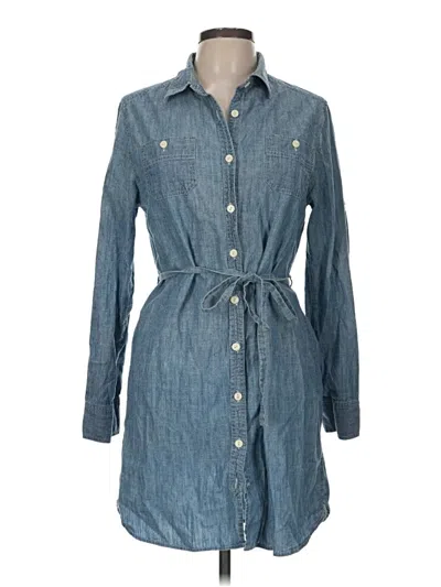 Pre-owned Per Se Casual Dress In Blue
