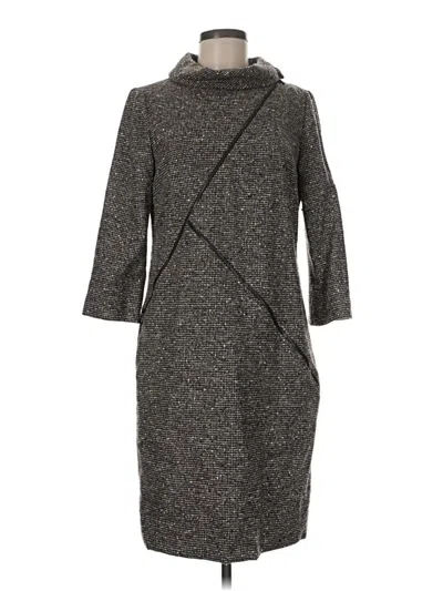Pre-owned Per Se Casual Dress In Gray