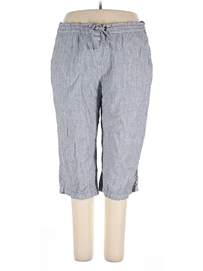 Pre-owned Per Se Casual Pants In Blue