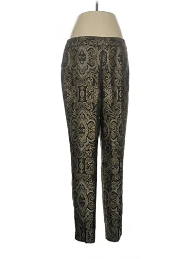 Pre-owned Per Se Casual Pants In Gold