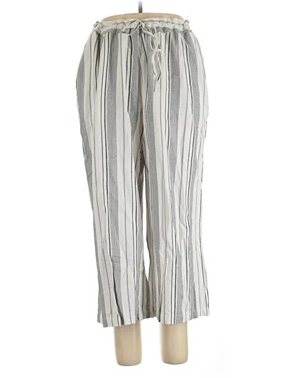 Pre-owned Per Se Casual Pants In Ivory
