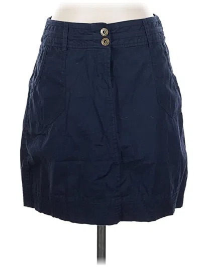 Pre-owned Per Se Casual Skirt In Blue