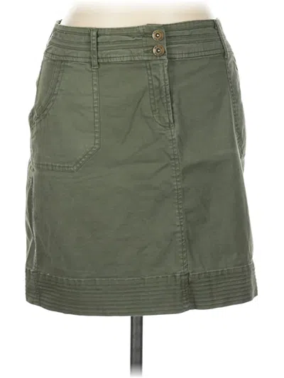 Pre-owned Per Se Casual Skirt In Green