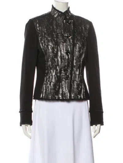 Pre-owned Per Se Jacket In Black