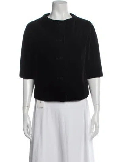 Pre-owned Per Se Jacket In Black