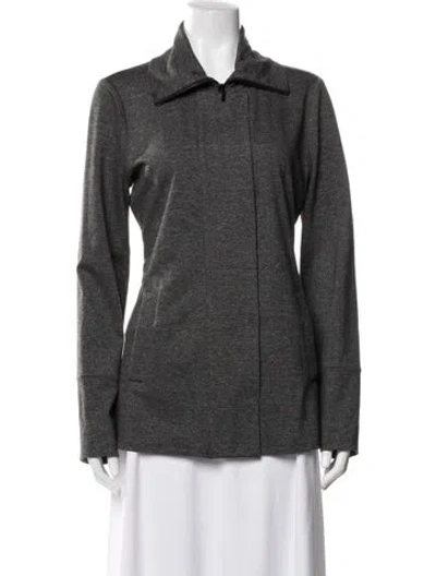 Pre-owned Per Se Jacket In Gray