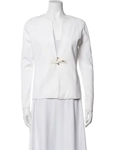 Pre-owned Per Se Jacket In Neutrals