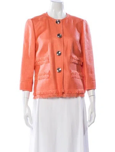 Pre-owned Per Se Jacket In Orange