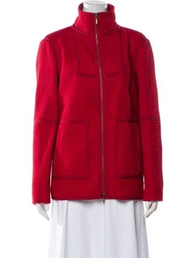 Pre-owned Per Se Jacket In Red