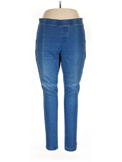 Pre-owned Per Se Jeans In Blue