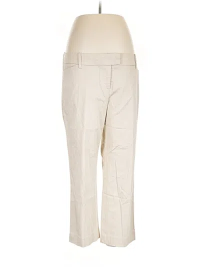 Pre-owned Per Se Khaki Pant In Ivory