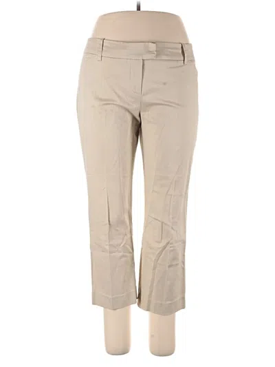 Pre-owned Per Se Khaki Pant In Tan