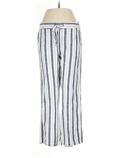 Pre-owned Per Se Linen Pants In White